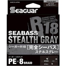 Seaguar R18 Seabass Stealth Gray Pex8 Braid 150M Ip Misina