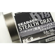 Seaguar R18 Seabass Stealth Gray Pex8 Braid 150M Ip Misina