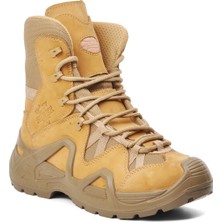 Scooter P1490 Bej Nubuk Deri Su Geçirmez Erkek Askeri Bot