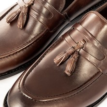 Ducavelli Quaste Hakiki Deri Erkek Klasik Ayakkabı, Loafer Klasik Ayakkabı				