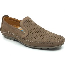 Luis Figo  Deri Erkek Yazlık Rahat Günlük Hafif Tam Rok Çarık Ayakkabı