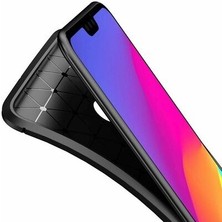 Kvy Huawei Honor 8x Karbon Görünüm Negro Silikon Kılıf