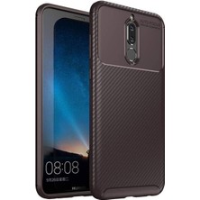 Kvy Huawei Mate 10 Lite Karbon Görünüm Negro Silikon Kılıf