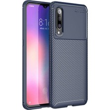 Kvy Xiaomi Mi 9 Lite Karbon Görünüm Negro Silikon Kılıf