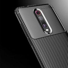 Kvy Xiaomi Mi 9t Karbon Görünüm Negro Silikon Kılıf