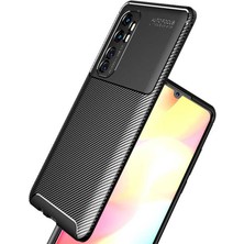 Kvy Xiaomi Mi Note 10 Lite Karbon Görünüm Negro Silikon Kılıf