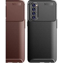 Kvy Oppo Reno 4 Pro (CPH2109) Karbon Görünüm Negro Silikon Kılıf