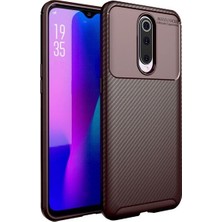 Kvy Oppo RX17 Pro Karbon Görünüm Negro Silikon Kılıf