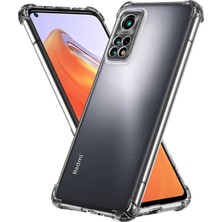 Case World Xiaomi Redmi Note 11S Global ile Uyumlu Kapak Kamera Korumalı Şeffaf Airbag Antishock Köşe Korumalı Silikon ile Uyumlu Kılıf