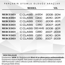 Alpha Auto Part Mercedes C Class W204, C200,C250 Için Havalandırma Izgara Kapağı (Sağ)