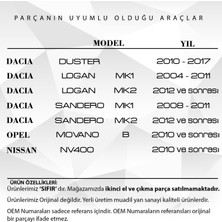 Alpha Auto Part Dacia  Logan, Duster Için Kalorifer Hava Alma Difüzörü Krom