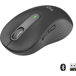 Logitech Signature M650 Büyük Boy Sağ El Için Sessiz Kablosuz Mouse Siyah