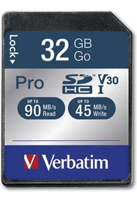 Verbatim 32GB Sdhc Pro U3 Hafıza Kartı