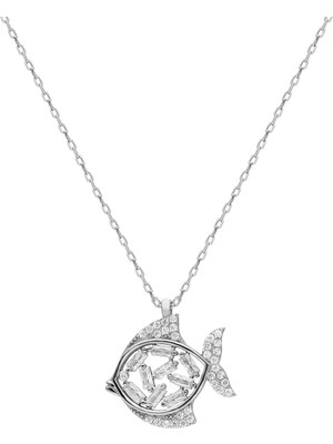 Glorria Gümüş Balık Kolye