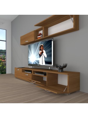 Decoraktiv Eko 5200 Slm Tv Ünitesi Tv Sehpası - Naturel Ceviz
