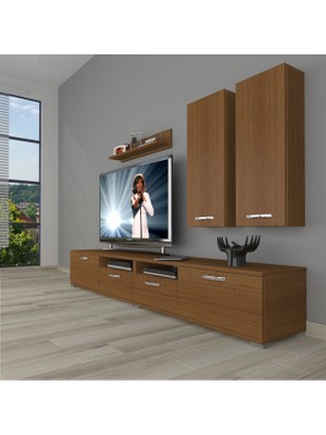 Decoraktiv Eko 5220D Slm Tv Ünitesi Tv Sehpası - Naturel Ceviz