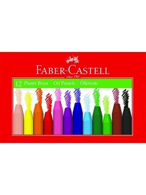 Faber-Castell 12 Renk Pastel Boya Karton Kutu Pastel Boya