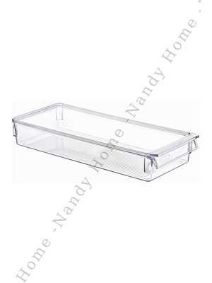 Nandy Home Kapaklı Midi New Clear Buzdolabı & Dolap Içi Düzenleyici Organizer 3 Adet