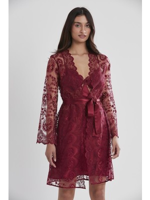 Pierre Cardin 6225 Altılı Saten Gecelik - Sabahlık Takımı