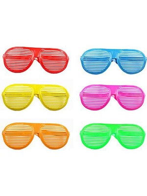 Pandoli Mega Boy Panjur Gözlük 6 Adet (Sarı-Mavi-Yeşil-Turuncu-Kırmızı-Pembe Renk)