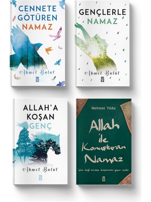 Gençlerle Namaz Kitap Seti (4 Kitap) (Cennete Götüren Namaz - Gençlerle Namaz - Allaha Koşan Genç - Allah ile Konuşturan Namaz)