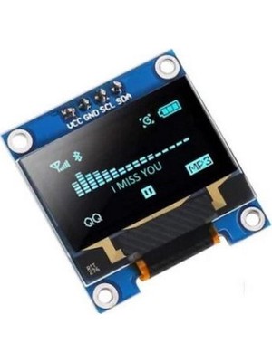 SANEC OLED 0.96 Inç 128X64 Piksel Ekran Modülü Mavi Renkli Eğlenceli Tasarım Özellikleri
