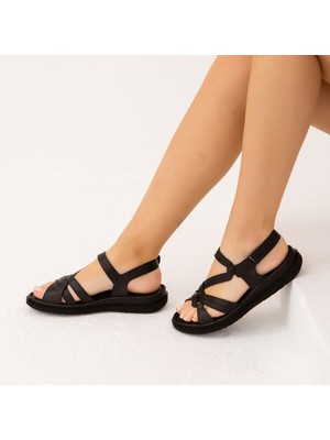 Tamer Tanca Kadın Derı Günlük Sandalet 885 245 Bn Sndlt Y22