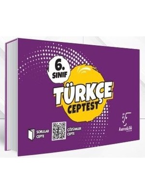 Karekök Yayıncılık  6. Sınıf Cep Test Türkçe