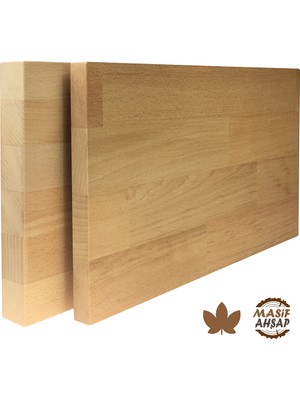 Woodlife Kayın Ahşap Plaka - 1. Sınıf Masif Panel  80-130-30