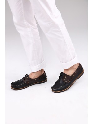 Alban Shoes Alban Bağcıklı Corcik Siyah Klasik Erkek Ayakkabısı