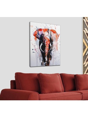 Dünyatablo Fil Dekoratif Kanvas Tablo 1188