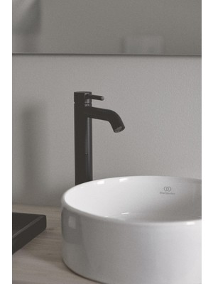 Ideal Standart Ceraline Yüksek Lavabo Bataryası Mat Siyah Sifon Kumandasız-5 L/dk - BC269XG