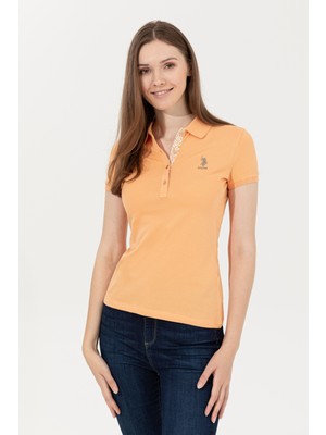 U.S. Polo Assn. Kadın Kavun Basic T-Shirt 50246287-VR202