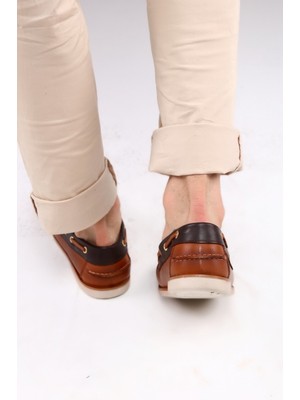 Alban Shoes Alban Bağcıklı Corcik Taba Klasik Erkek Ayakkabısı