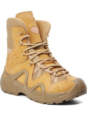 Scooter P1490 Bej Nubuk Deri Su Geçirmez Erkek Askeri Bot