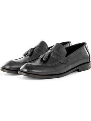 Ducavelli Quaste Hakiki Deri Erkek Klasik Ayakkabı, Loafer Klasik Ayakkabı				