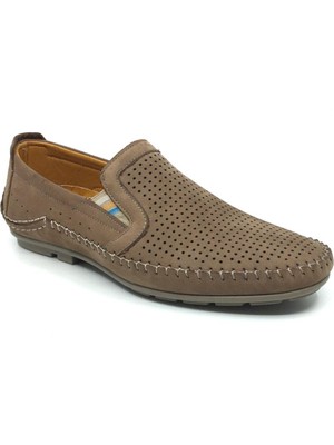 Luis Figo  Deri Erkek Yazlık Rahat Günlük Hafif Tam Rok Çarık Ayakkabı