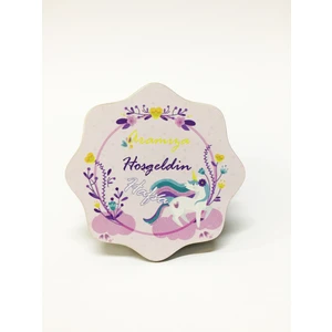 Ahşap Magnet-Kişiye Özel Bebek Magnetleri -25 Adet