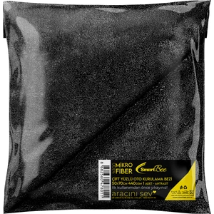 SmartBee Mikrofiber Çift Yüzlü Araç Kurulama Bezi 50 x 70 cm