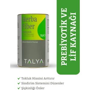 HerbaFiber Bitkisel Kökenli Lif Kaynağı, Prebiyotik, 250 gr