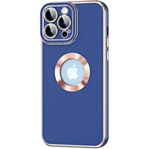 Apple iPhone 13 Pro Max Kılıf Logo Açık Kristal Kapak