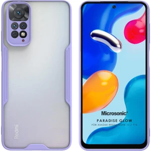 Xiaomi Redmi Note 11S Kılıf Paradise Glow Lila