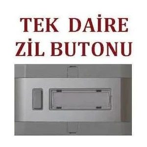 Mesa Ticaret Tekli Alüminyum Sıva Üstü Zil Butonu-1'Li Zil Butonu
