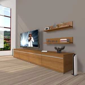 Eko 200T Mdf Tv Ünitesi Tv Sehpası - Naturel Ceviz