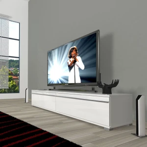 Eko 140T Mdf Tv Ünitesi Tv Sehpası - Parlak Beyaz