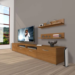 Eko 200R Mdf Tv Ünitesi Tv Sehpası - Naturel Ceviz