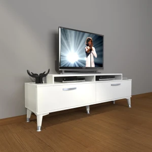 Ekoflex 4 Slm Silver Tv Ünitesi Tv Sehpası - Parlak Beyaz
