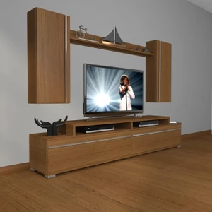 Ekoflex 7 Mdf Tv Ünitesi Tv Sehpası - Naturel Ceviz