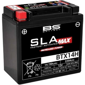 BS Battery Piaggio Mp3 250 BTX14H Sla Max 2006-2010