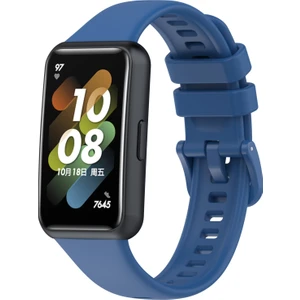 Huawei Band 7 Mavi Silikon Saat Grubu  (Yurt Dışından)
